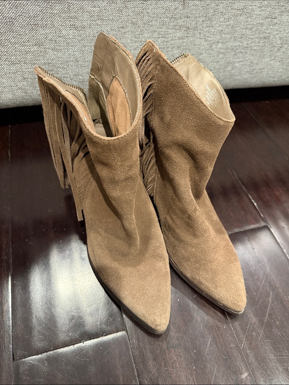 Steve Madden Fringe Booties